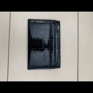 Coach black card wallet